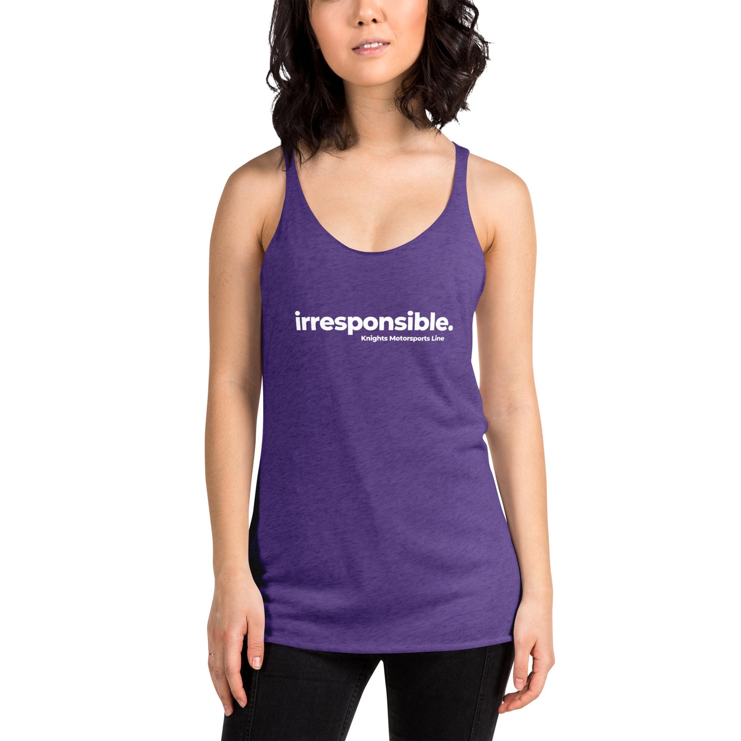 irresponsible - Women's Racerback Tank